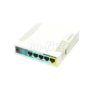 RB951Ui-2HnD di sostegno 2.4GHz AP di MikroTik con cinque porte di Ethernet e uscita di PoE sul router senza fili della CPU del porto 5.600MHz