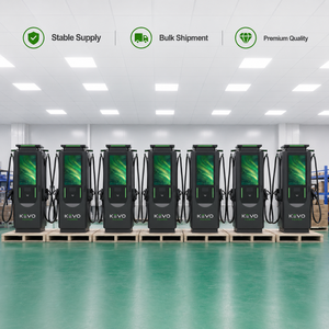 Estación de Carga Rápida para Vehículos Eléctricos <span class=keywords><strong>KEVO</strong></span> de 60kW/120kW/240kW, Montaje en Suelo, OCPP1.6J, Cargador Comercial para Exteriores, CCS1/CCS2 CHAdeMO GB/T Dual - Product Image 3