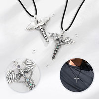 Changda 925 pendentif en argent Sterling symbole médical de la médecine bijoux infirmières accessoires collier pour médecin ou infirmière