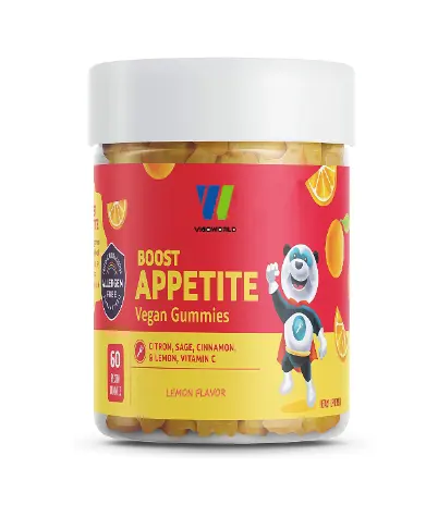 Vegan Children's Boost Appetite Gummies Appetite Stimulant And Weight Gainer Vitamin Gummy