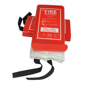 שמיכת כיבוי אש לבנה עשויה סיבי זכוכית, 1x1 מטר, לשימוש ביתי בבריטניה, פינלנד, שבדיה ונורבגיה - Product Image 6