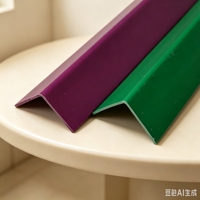 Protection d'angle murale en PVC décoratif pour carrelage, vente en gros