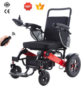 La nuova tendenza disabilita la sedia a rotelle elettrica motorizzata sedia a rotelle elettrica pieghevole leggera economica portatile pieghevole usata - Product Image 5