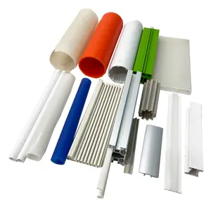 Extrusion de polycarbonate transparent coloré 10 pouces pvc hdpe pp pmma ps abs tube acrylique 90mm tuyau en plastique