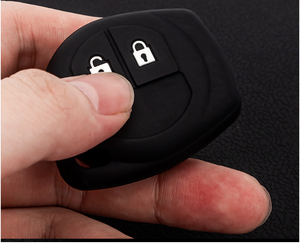 Hot Bán <span class=keywords><strong>Silicone</strong></span> <span class=keywords><strong>Car</strong></span> Key Trường Hợp Đối Với Suzuki 2 Nút Xe Key Swift SX4 Jimny Bìa Pouch Phụ Kiện Với Logo - Product Image 3