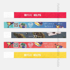 맞춤형 듀폰 티벡 방수 손목밴드 QR 코드 이벤트/페스티벌 디자인 식별 홍보 로고 인쇄 - Product Image 3