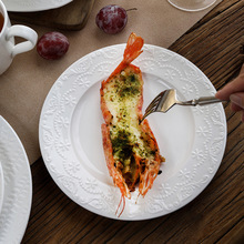 Competitive Price European Hotel <b>Dinnerware</b> <b>Sets</b> Porcelain Dinner Plate Vintage Ceramic Tableware Oven Safe Dishwasher Safe - Product Image 3