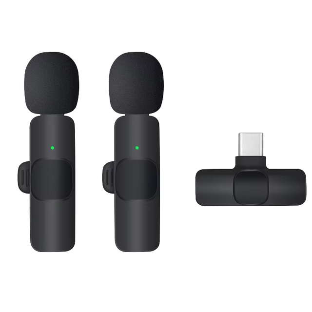 Wholesale Cheap Price K8 K9 Portable Mini Clip on Phone Microphone Wireless Lavalier Lapel Microphones for Mobile Phone iPhone