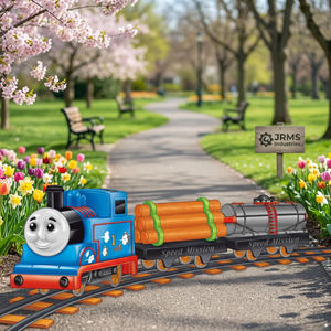 Ensemble de 11 Pièces de Circuit de Train de Dessin Animé en Plastique avec Train Électrique pour Enfants de 2 à 4 Ans - Product Image 2