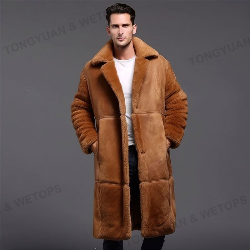 ShallGood Uomo Cappotto Autunno Inverno Casual in Pelliccia Sintetica Caldo Classico Felpe con Cappuccio Elegante Faux Maniche Lunghe Giacca Outwear con Tasche Bianco Small