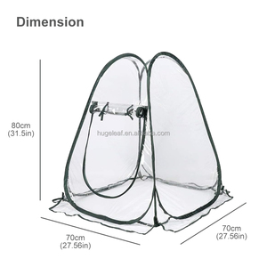 PVC Waterproof Metal <b>Frame</b> Easily Assembled Portable Mini Garden Plant Growing <b>Tent</b> for Backyard Cold Frost - Product Image 2