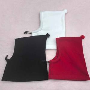 Ramah lingkungan bulu Polar Mock kucing & beras anjing berubah lucu hewan peliharaan natal ulang tahun Halloween hiasan kepala rompi dengan telinga kucing - Product Image 5