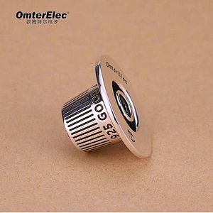 विंटेज शास्त्रीय शैली चांदी गिटार नॉब 29x17 नॉब्स - Product Image 2