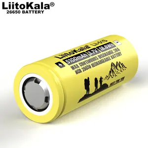 LiitoKala Lii-51S 26650 5100mAh 20A 51S PCB Battery 3.7V Li-ion Lithium Rechargeable Batteries for power tools