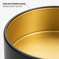 Boîte en fer blanc noir mat personnalisée OEM, plusieurs tailles, boîtes rondes et carrées vides en fer blanc, emballage métallique de qualité alimentaire pour thé et confiserie