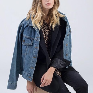 Classique plaine vestes <span class=keywords><strong>en</strong></span> <span class=keywords><strong>jean</strong></span> pour femme <span class=keywords><strong>veste</strong></span> <span class=keywords><strong>en</strong></span> <span class=keywords><strong>jean</strong></span> <span class=keywords><strong>oversize</strong></span> - Product Image 4