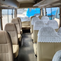 Toyota Coaster 2019, minibus scolaire d'occasion, caravane, LHD, diesel, 30 places, en bon état