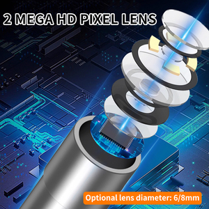 360 độ <span class=keywords><strong>4</strong></span> cách khớp nối <span class=keywords><strong>borescope</strong></span> 6 mét IP67 ô tô nội soi kiểm tra máy ảnh với 5 inch hiển thị - Product Image 3