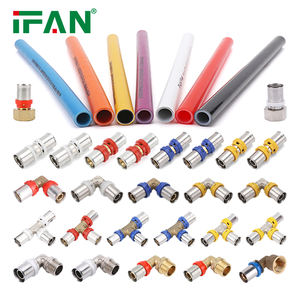 ข้อต่อท่อ PEX ยี่ห้อ IFAN OEM ทุกขนาด ข้อต่อแบบกดติด ข้อต่อทองเหลืองแบบกดสำหรับท่อน้ำ PEX - Product Image 1
