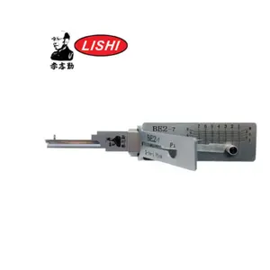 Lishi BE2-7 PIN 2 In 1 SFIC 100% Asli Tipe Terbaik Menggunakan Dekoder BE2 "A" Keyway