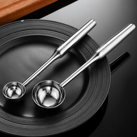 Cuillère doseuse personnalisée pour café en poudre, en acier inoxydable 304, pour créatine et protéines en poudre