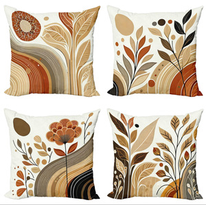 Amity sarung bantal Sofa rumah, hiasan rumah Modern ritsleting kotak, penutup bantal poliester - Product Image 6