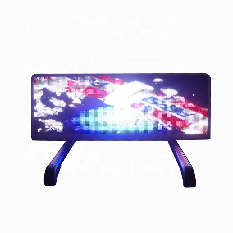 P2.5,P3, P4, P5 Taxi Top Full Color LED Monitor,Advertising Taxi Roof Top LED Display