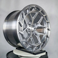 Nouvelles jantes concaves en alliage d'aluminium forgé chromé Leyi Koala, 17-24 pouces, 5x112/114.3/120, ajustement universel, jantes sur mesure pour