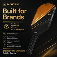 Raquette de pickleball NODEX NXT4 ODM/OEM, noyau Gen3 16MM, fibre de carbone 3K, raquette de pickleball USAPA UPA-A