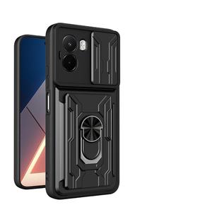 Coque de téléphone pour Xiaomi POCO M7 4G avec protection d'objectif coulissante, résistante aux chocs - Product Image 1