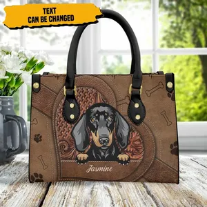 <span class=keywords><strong>Borse</strong></span> da donna in pelle di lusso da ufficio graziose <span class=keywords><strong>borse</strong></span> da donna stampate con Bulldog francese - Product Image 3