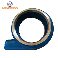 MINERCO Doublure de volute pour pompe centrifuge à boue en alliage de chrome haute résistance au frottement sablée MH1110 Certifiée ISO 9001 pour l'exploitation minière