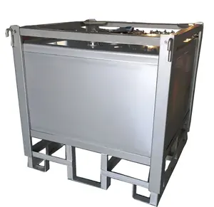 خزان تخزين IBC من الفولاذ المقاوم للصدأ من مصنع Wanlong ، خزان حمل