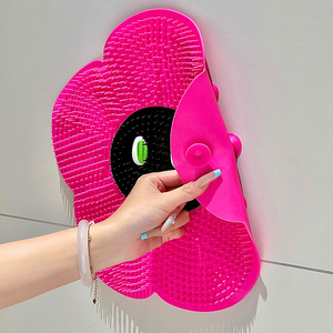 Moderna Herramienta de Masaje de Pies de Silicona con Forma de Flor, Tapete de Baño de TPR para Lavar los Pies, Herramienta Práctica para el Lavado de Pies - Product Image 3
