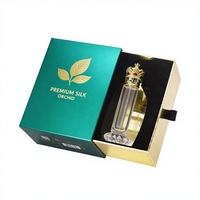 Flacon de parfum de luxe avec emballage cadeau, logo personnalisé, flacons de parfum en verre vides et rechargeables pour l'emballage cosmétique