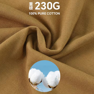 T-shirt vierge en coton 100% de haute qualité 230g pour dropshipping, taille européenne, extensible, col rond, pour homme, coupe oversize - Product Image 4