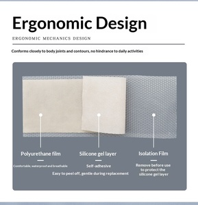 Yeniden Kullanılabilir Elastik Toksik Olmayan Silikon Yara İzi Jeli Levha Doğum Sonrası Yaz Kullanımı İçin Tıbbi Yara Bandı - Product Image 1