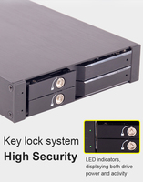 Natal diskon besar 2.5 inci SATA/SSD HDD penutup 9.5mm tipis perangkat penyimpanan NAS untuk Hard Drive eksternal Floppy Drive Internal