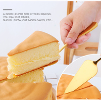 Ensemble de serveur d'anniversaire en acier inoxydable, couteau à gâteau et serveur avec boîte-cadeau