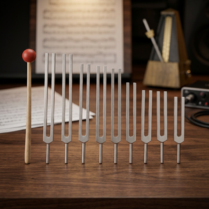 9 diapasons sacrés de solfège, dont 528 diapasons avec marteau pour la guérison… - Product Image 2