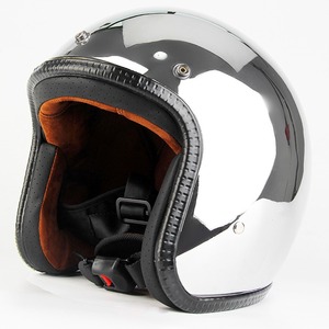 Casque ouvert unisexe DOT 3/4, nouveau casque de moto en ABS chromé ou électroplaqué pour toutes les saisons - Product Image 3