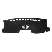 Accessoire intérieur de voiture, couverture décorative en flanelle pour tableau de bord, cadre anti-éblouissement, adapté à la Ford Ranger 2024