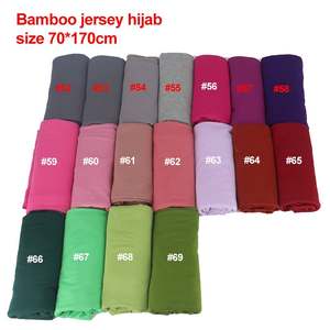 伝統的なイスラム教徒のターバンジャージーイージーウェア女性用ジャージーヒジャーブカスタム販売 - Product Image 5