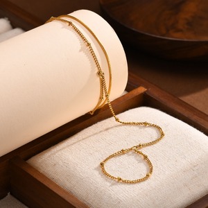 סיטונאי נירוסטה אופנתית צמיד מחובר עמיד למים צמיד אופנתית צמידים לנשים בנות מתנה - Product Image 6