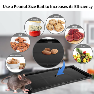 حيوان أليف غير سام وأسود وأبيض وآمن آمن لمكافحة الآفات والفأر والثعبان لزج - Product Image 3