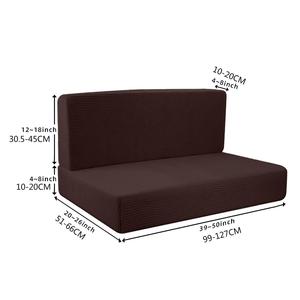 Soft <b>Seat</b> and Backrest <b>Covers</b> for RV <b>Stretch</b> Cushion Couch Accessories with Comfortable Interior - Product Image 2