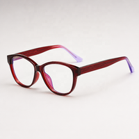 Lunettes d'ordinateur rétro TR90 anti-lumière bleue, protection contre les radiations, monture optique en acétate, montures de lunettes