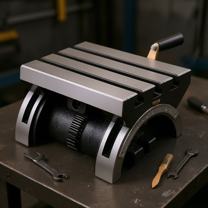 Plaque d'angle pivotante réglable à 90 degrés pour machine de fraisage robuste, 178 x 125 mm, avec 3 rainures en T, en fonte - Product Image 2