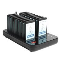 Téléavertisseur vibrant rechargeable et étanche sans fil pour les appels d'invités de restaurant Système de file d'attente intelligent et pratique