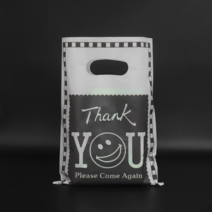 Sac découpé en HDPE avec des matrices en gros avec merci pour le marché pour transporter quelque chose de sacs en plastique - Product Image 5